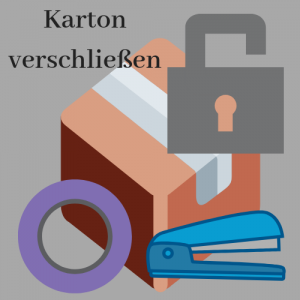 Karton sicher verschließen